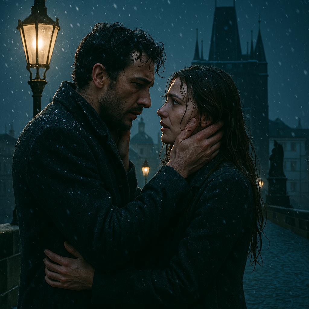 Franco and Lenka in the rain – Love’s Second Chapter